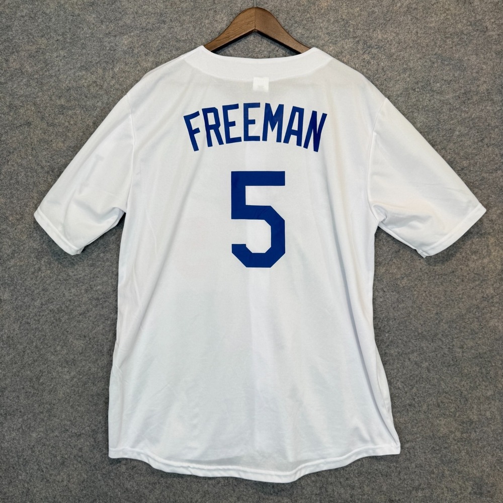 Los Angeles Dodgers Freddie Freeman Jersey Mens XL LA Baseball MBL Adult White